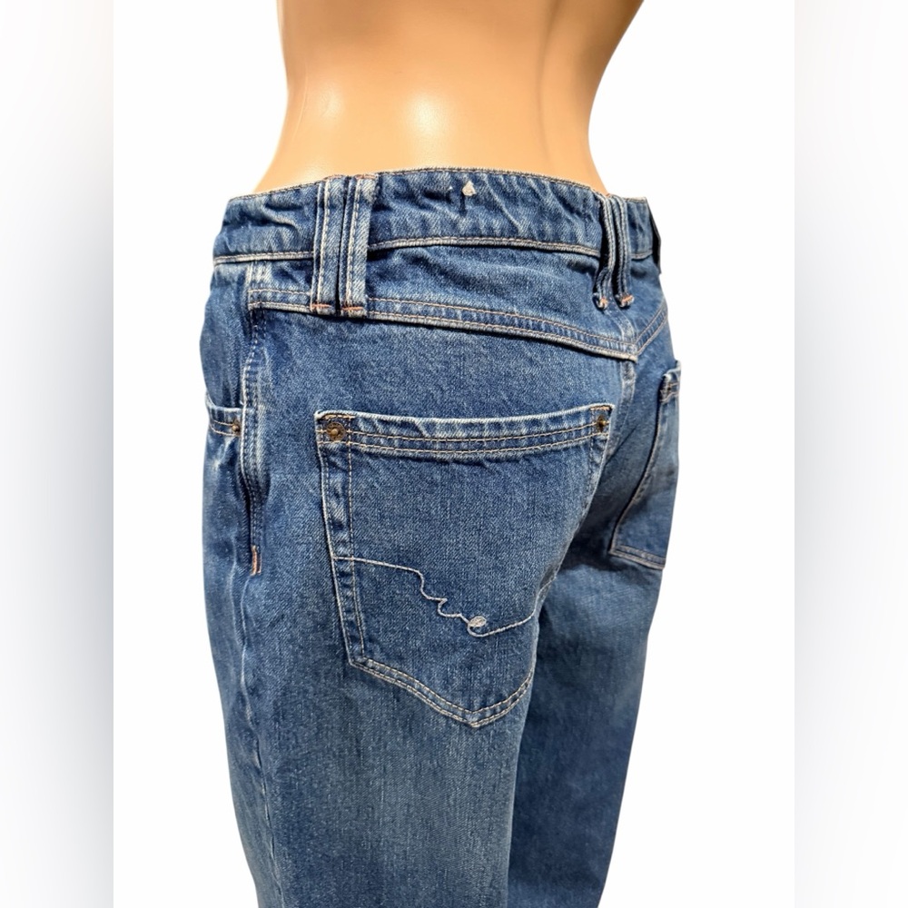 Free People We The Free Wide Leg Loose Fit Raw Hem Jeans - Picture 6 of 13